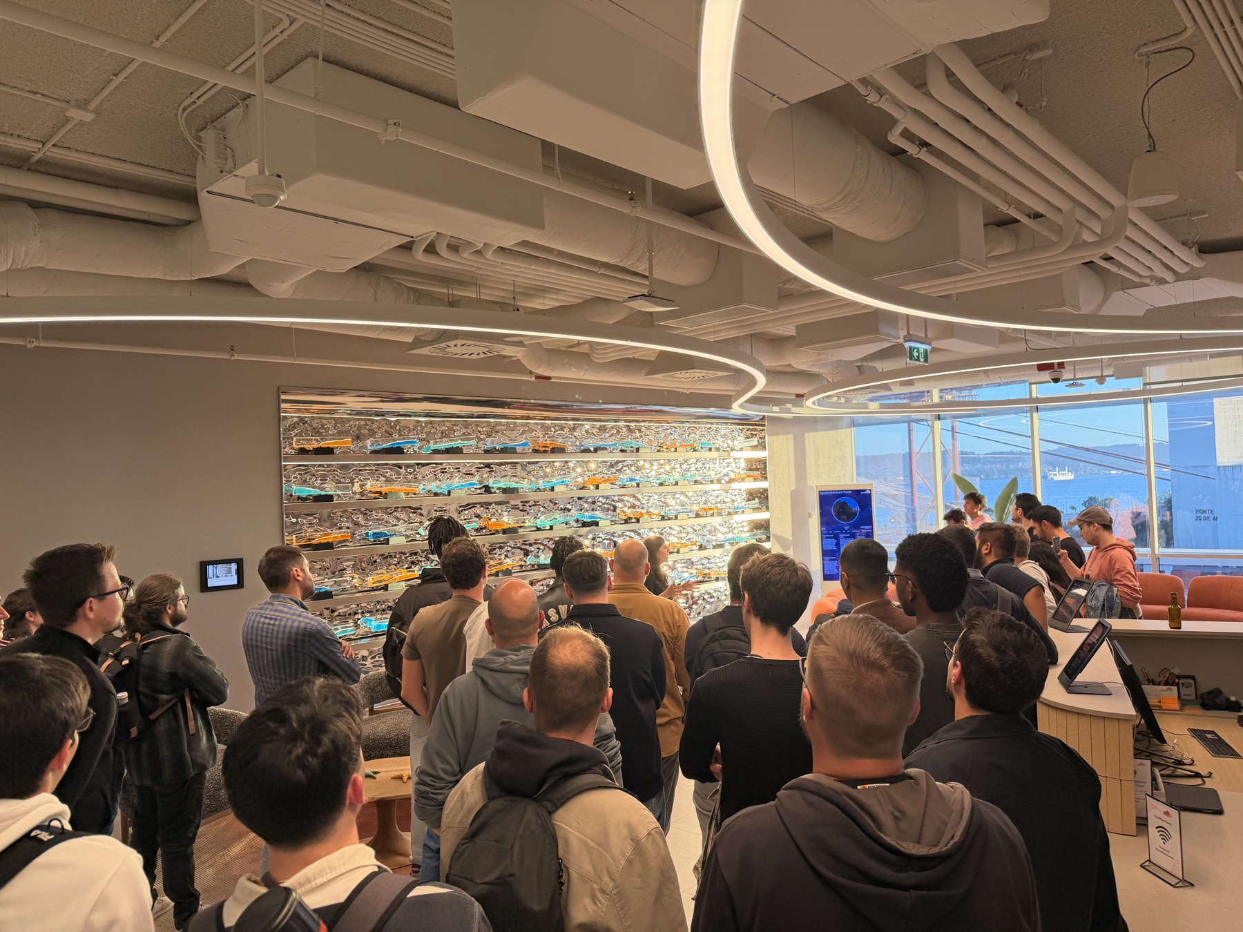 April 14 meetup photo at the Cloudflare Lisbon office